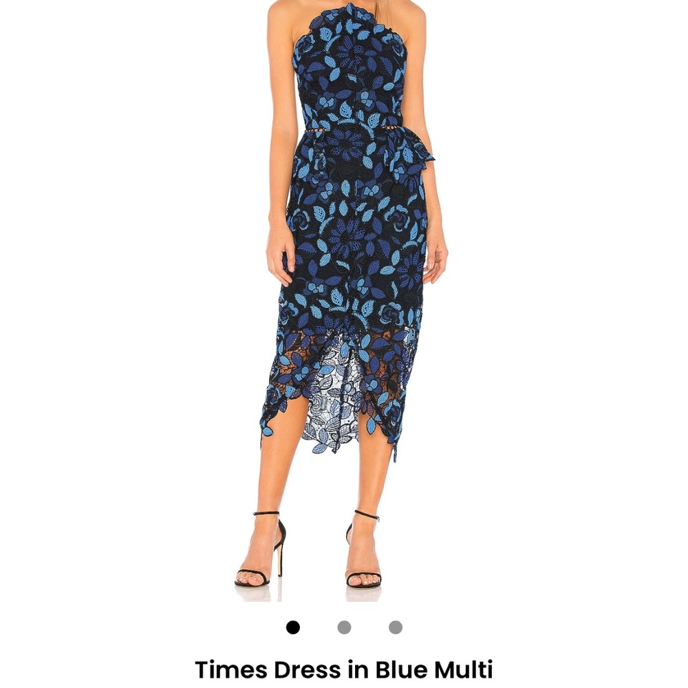 REVOLVE Elliatt Blue Floral Dress